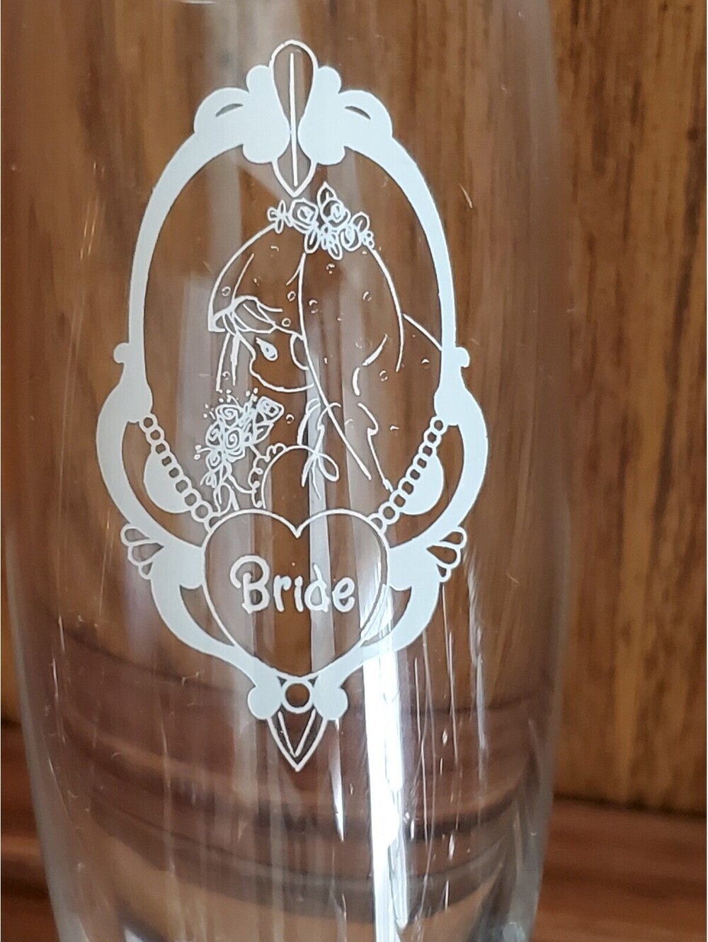 Vintage 1995 Precious Moments Bride Groom Wedding Champagne Flutes Enesco Pair - Picture 3 of 10